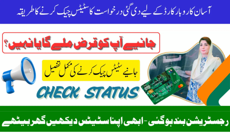 Asaan Karobar Card 2025 – Check Application Status Online