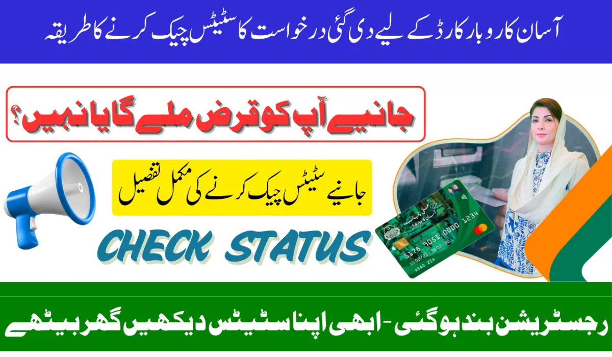 Asaan Karobar Card 2025 – Check Application Status Online
